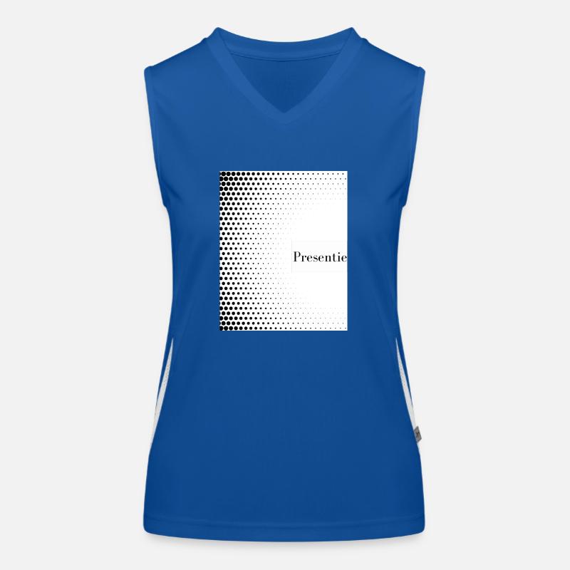 Presentie Muster Funktionelles Kontrast-Tank Top für Frauen