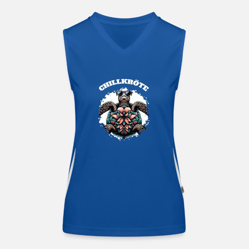 Chill Toad Turtle Women's Functional Contrast Tank Top