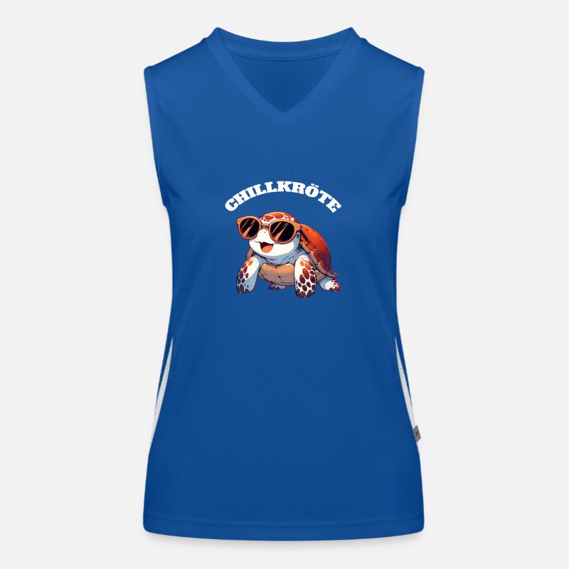 Chill Toad Turtle Women's Functional Contrast Tank Top