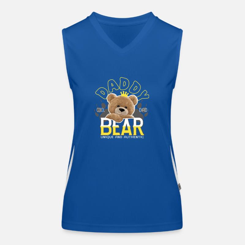 Papa Papa Cool Funktionelles Kontrast-Tank Top für Frauen