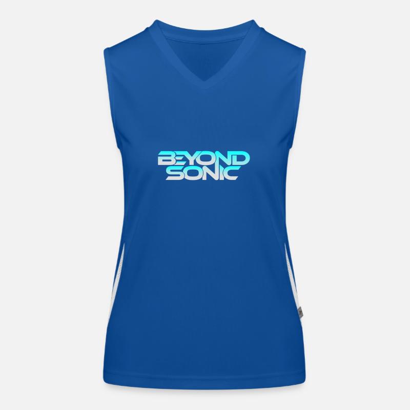 Transparent file Funktionelles Kontrast-Tank Top für Frauen