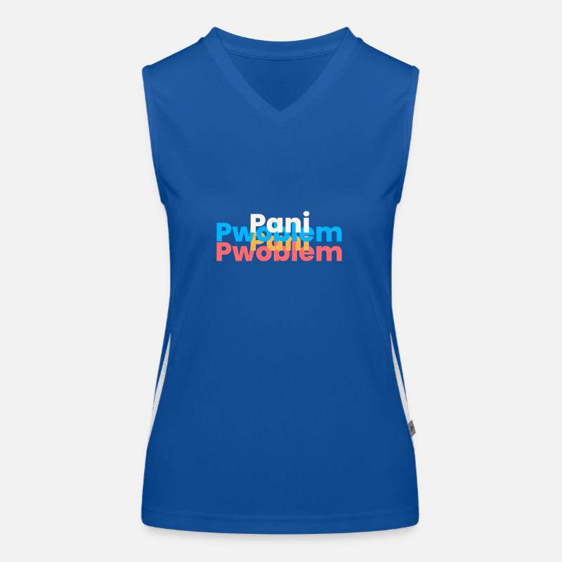 Pani Pwoblem - Pas de problème tshirt Débardeur respirant contrasté Femme