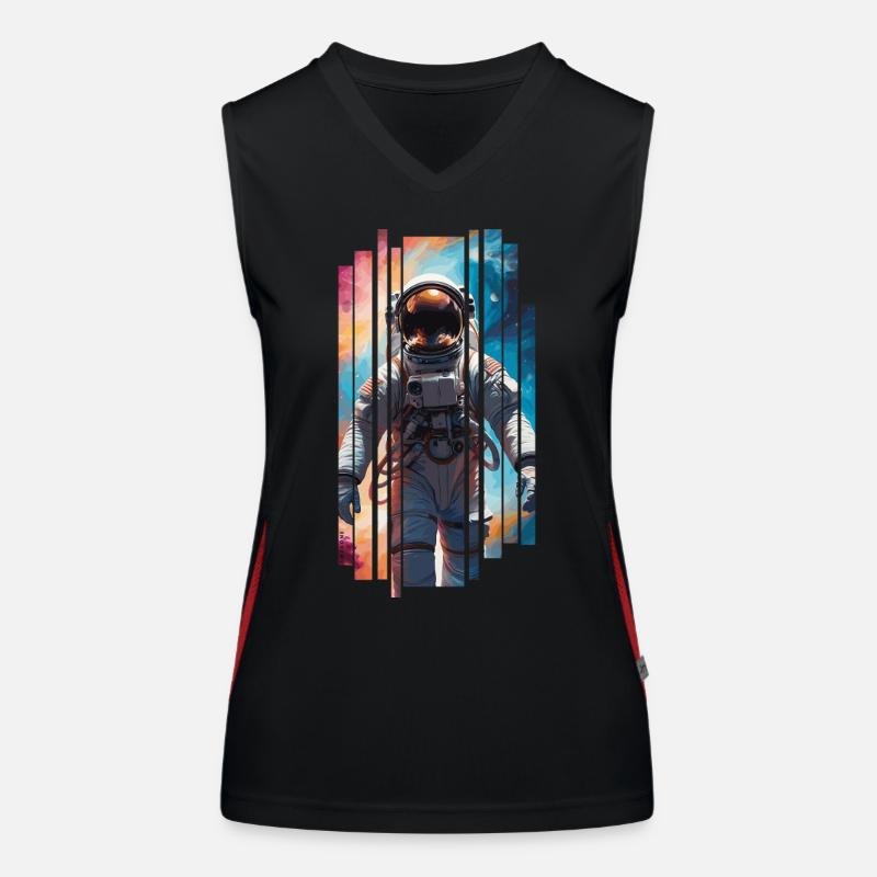 Space astronaut - Astronaute spatial Débardeur respirant contrasté Femme