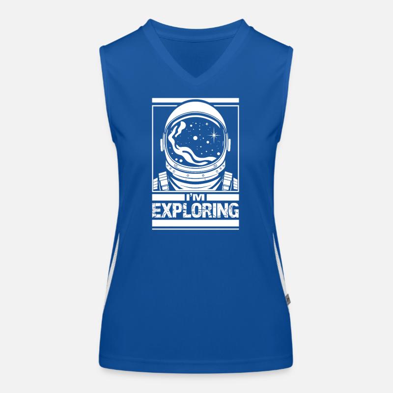 J’explore Débardeur respirant contrasté Femme