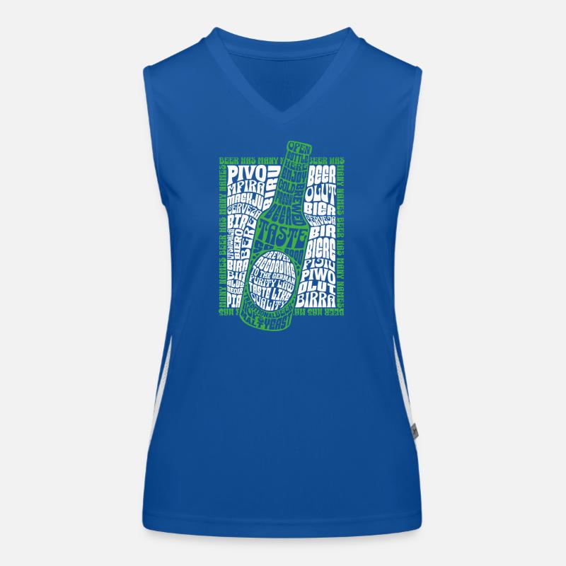 Bier Funktionelles Kontrast-Tank Top für Frauen