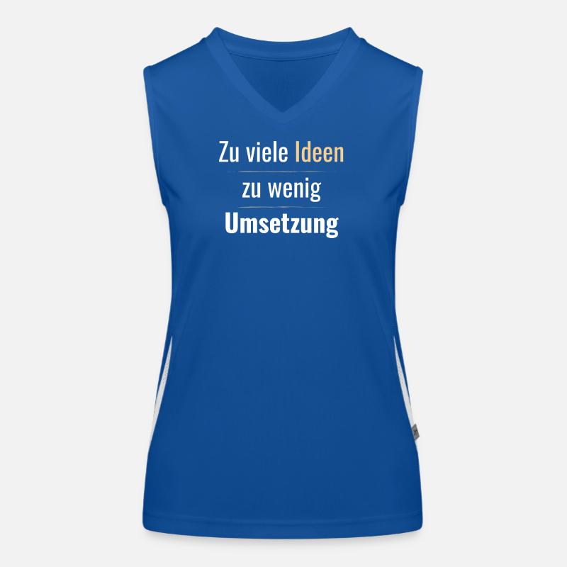 Too many ideas, too little implementation Women's Functional Contrast Tank Top