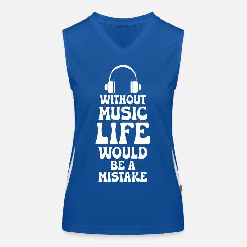 Without Music Funktionelles Kontrast-Tank Top für Frauen