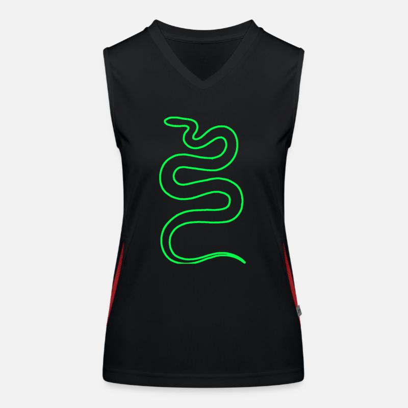 serpent Débardeur respirant contrasté Femme