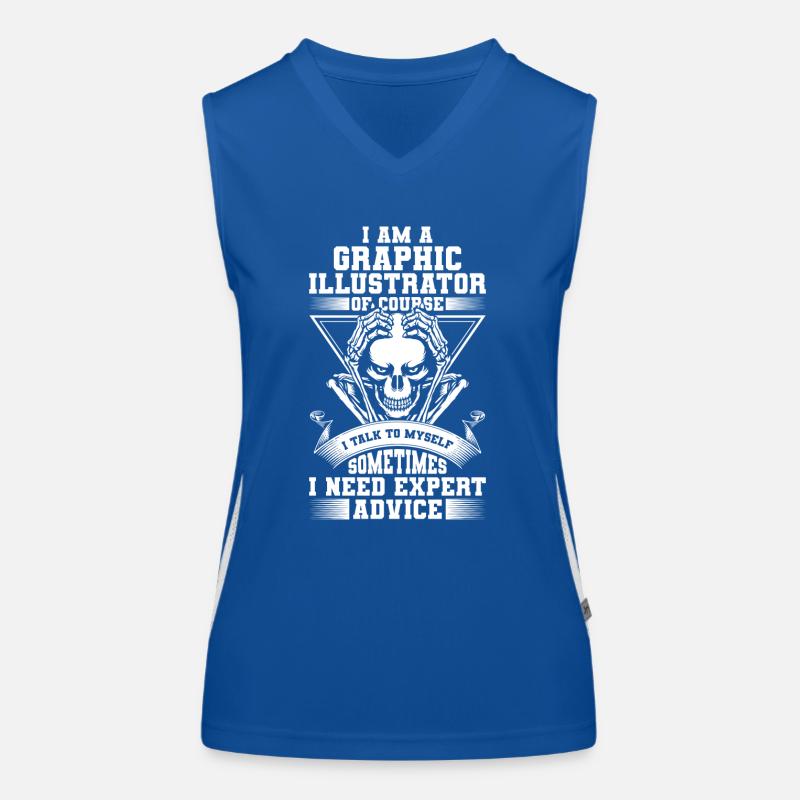 Designer Draughtsman Artist Women's Functional Contrast Tank Top
