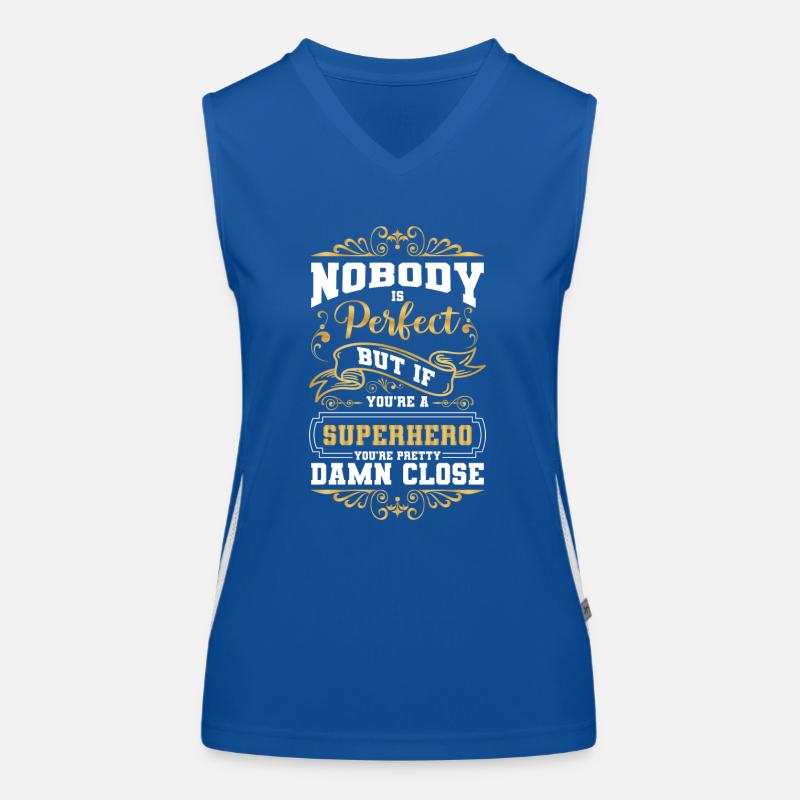 Everyday Heroes Cape Superpowers Women's Functional Contrast Tank Top