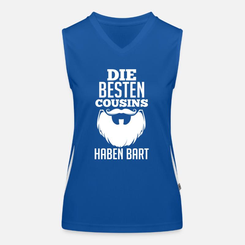 Bart Cousin Funktionelles Kontrast-Tank Top für Frauen