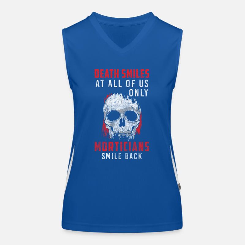Totengräber Schwarzer Humor Berufung Funktionelles Kontrast-Tank Top für Frauen