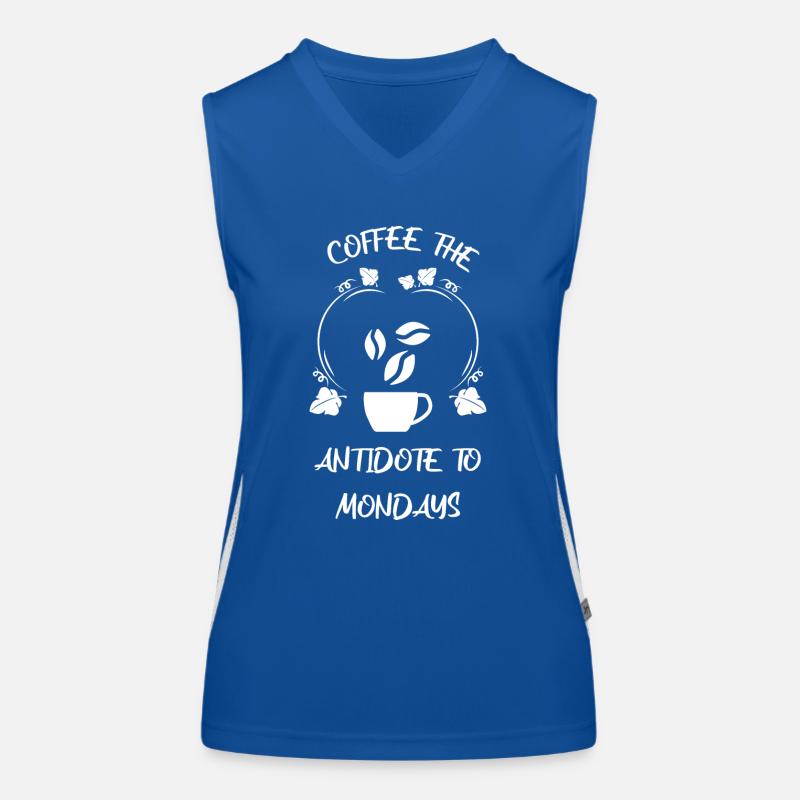 Kaffee Espresso Käffchen Funktionelles Kontrast-Tank Top für Frauen