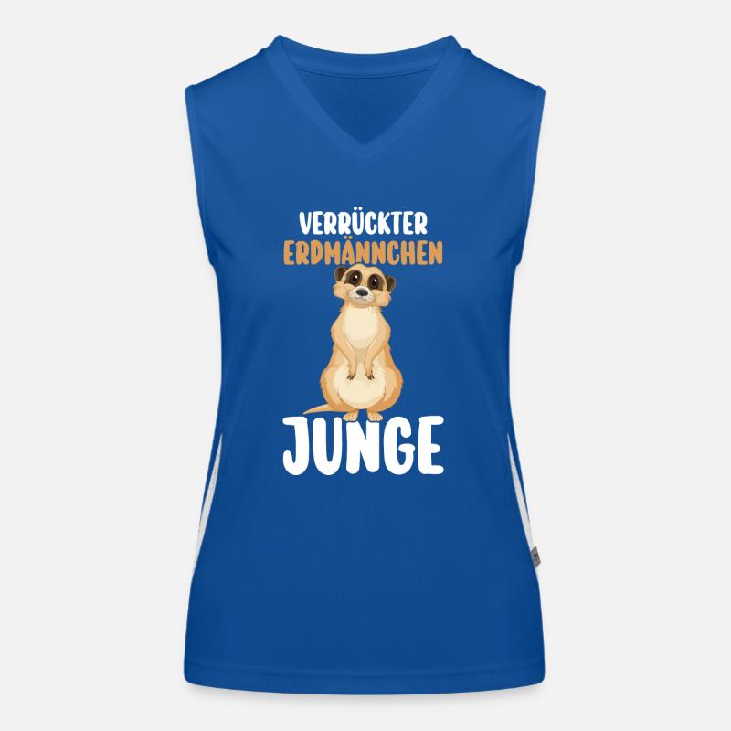 Erdmännchen Funktionelles Kontrast-Tank Top für Frauen