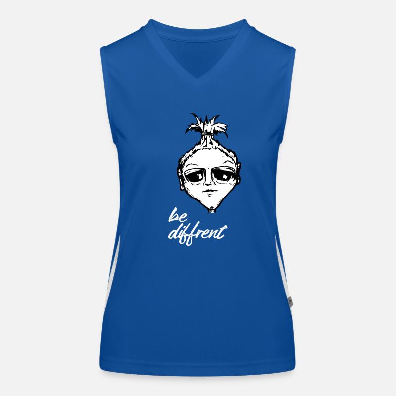 be different / einfach mal ich sein Funktionelles Kontrast-Tank Top für Frauen