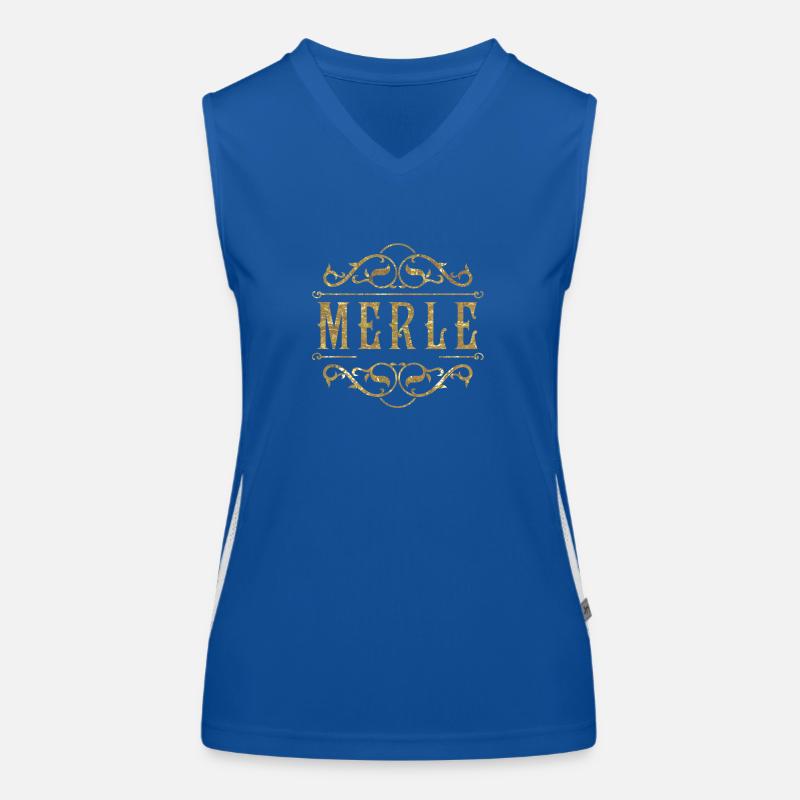 Merle gold Funktionelles Kontrast-Tank Top für Frauen