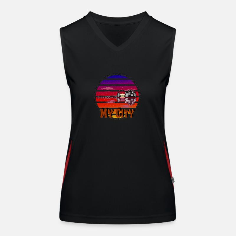 My City Women's Functional Contrast Tank Top