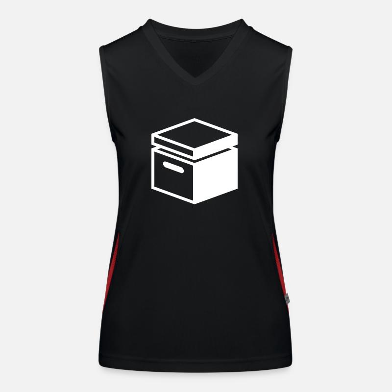 Old Fashioned Archive Folder Women's Functional Contrast Tank Top
