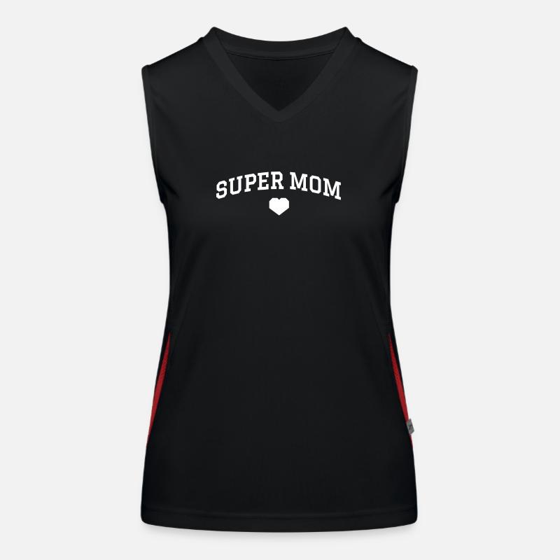 Super mon coeur Débardeur respirant contrasté Femme