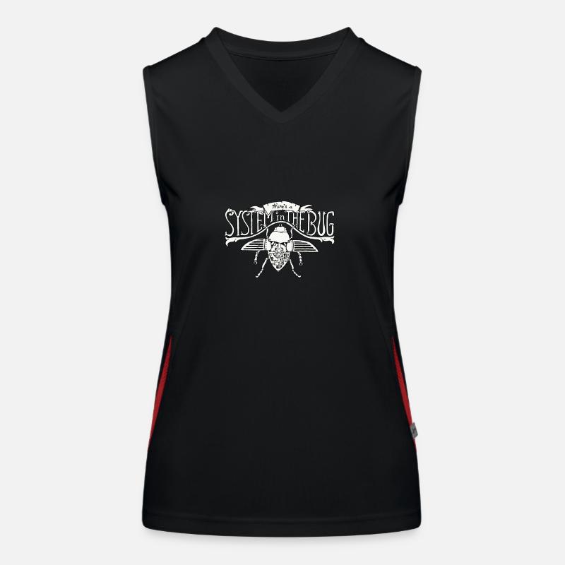 System in the Bug Funktionelles Kontrast-Tank Top für Frauen