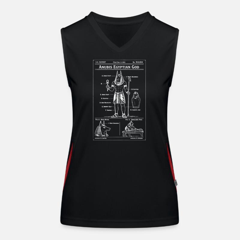 Anubis Blueprint Icon Tee Women's Functional Contrast Tank Top