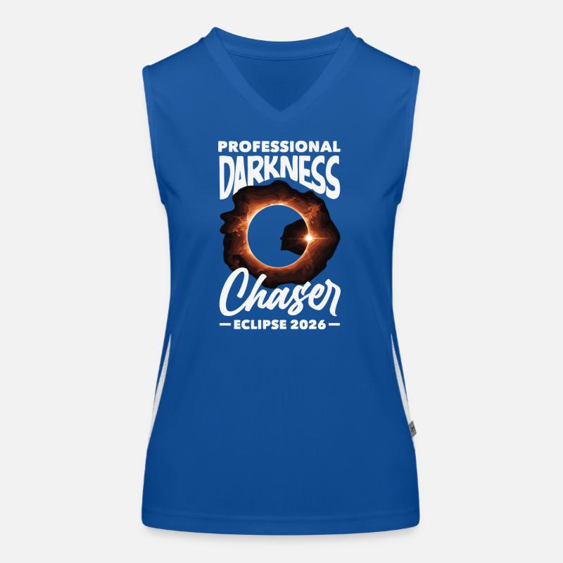 Éclipse solaire 2026, 12 août Débardeur respirant contrasté Femme