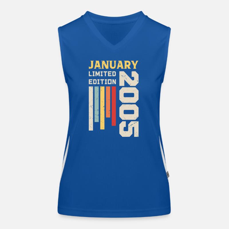 Januar 2005 - Januar 2005 Geburtstagsgeschenk Funktionelles Kontrast-Tank Top für Frauen