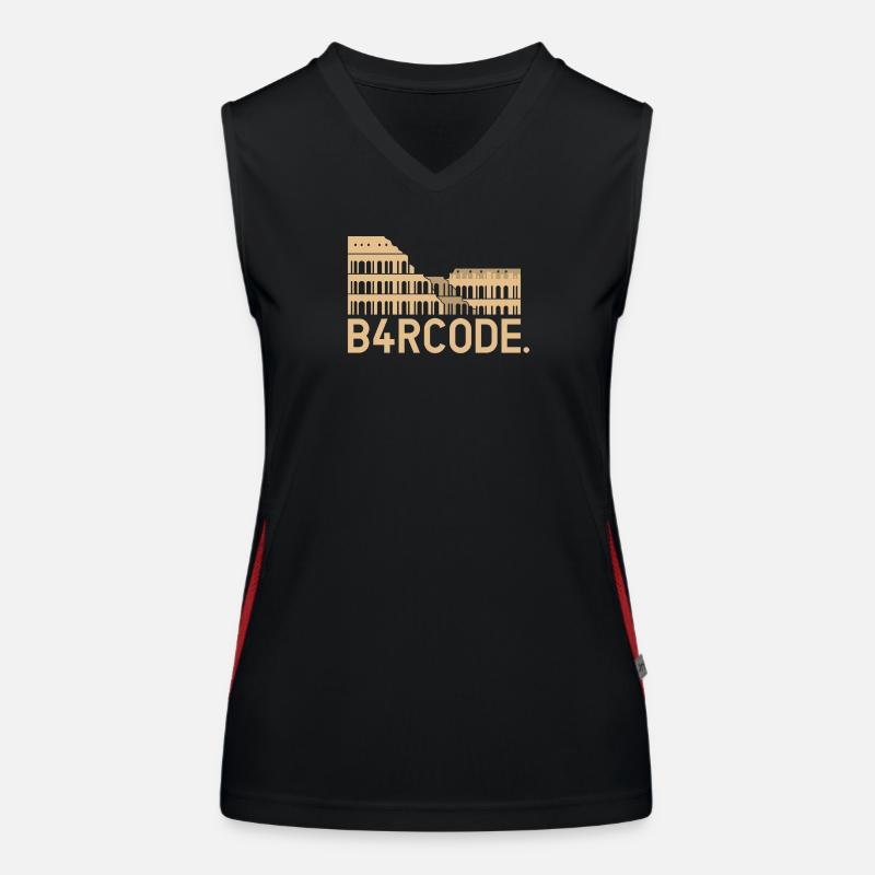 B4RCODE. Rome Women's Functional Contrast Tank Top