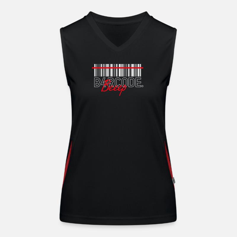 B4RCODE. Beep Women's Functional Contrast Tank Top