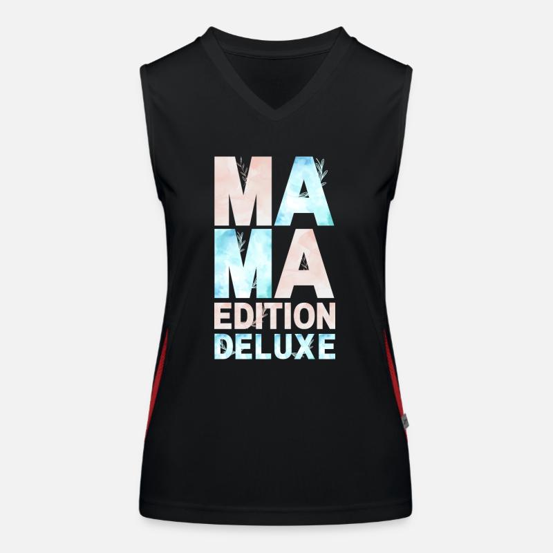 MAMA Deluxe Edition Pastel Pink Blue Women's Functional Contrast Tank Top