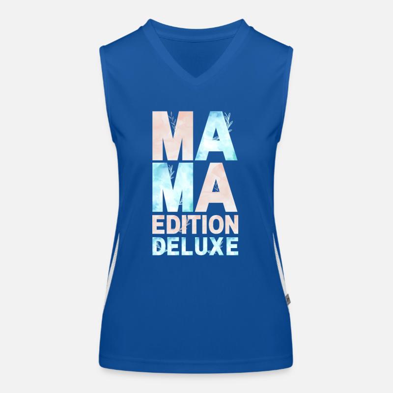 MAMA Deluxe Edition Pastel Pink Blue Women's Functional Contrast Tank Top