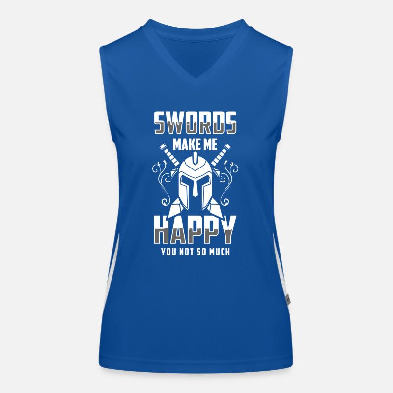 Duel d’Aïkido à l’épée Débardeur respirant contrasté Femme