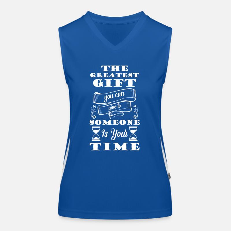 Sanduhr Countdown Unternehmung Funktionelles Kontrast-Tank Top für Frauen