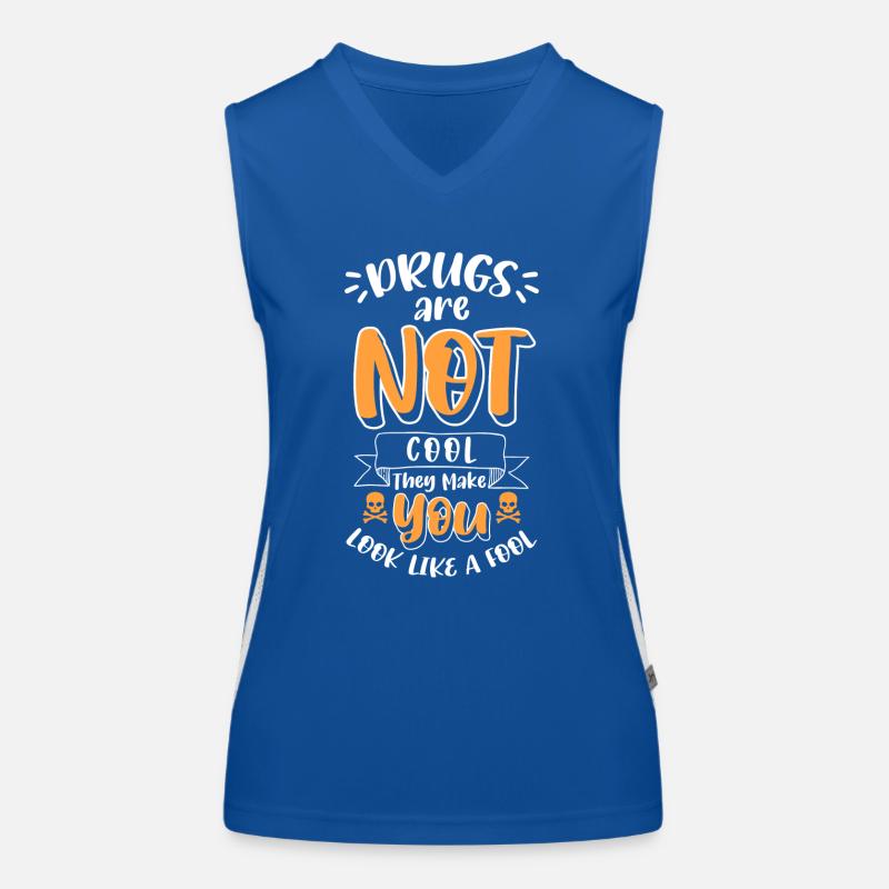 Tabac de marijuana sobre sans drogue Débardeur respirant contrasté Femme