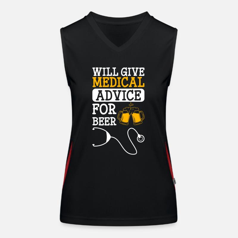 Physicians Medicine Doctors Women's Functional Contrast Tank Top