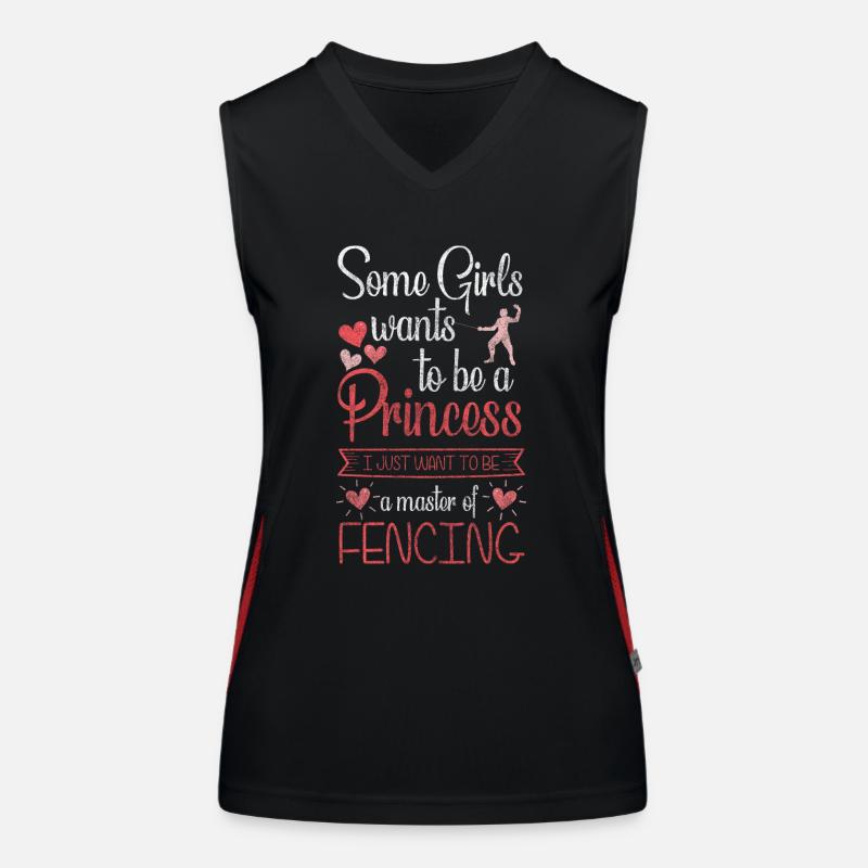 Fechtsport Kampf Tradition Funktionelles Kontrast-Tank Top für Frauen
