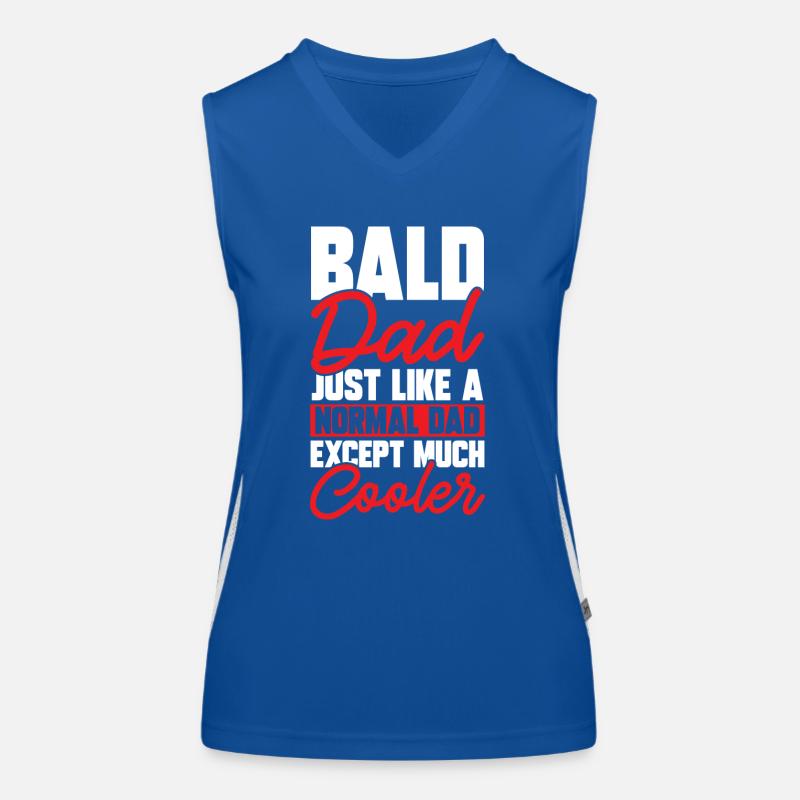 Glatze Kahlköpfigkeit Bart Glatzkopf Funktionelles Kontrast-Tank Top für Frauen