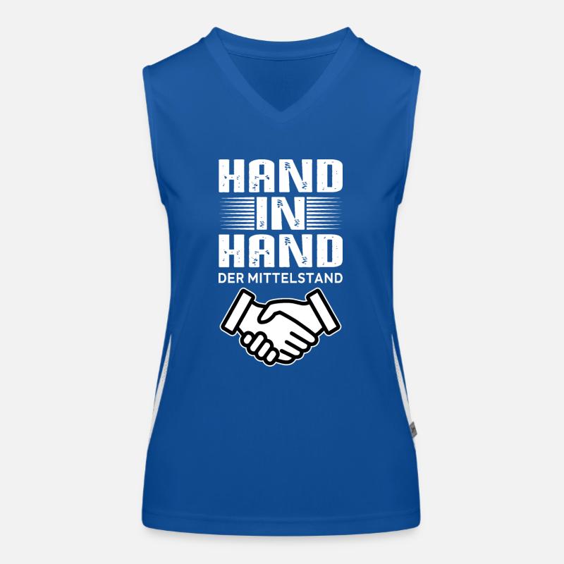 main dans la main Débardeur respirant contrasté Femme