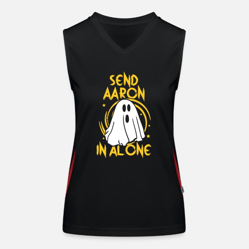 Send Aaron alone Funktionelles Kontrast-Tank Top für Frauen