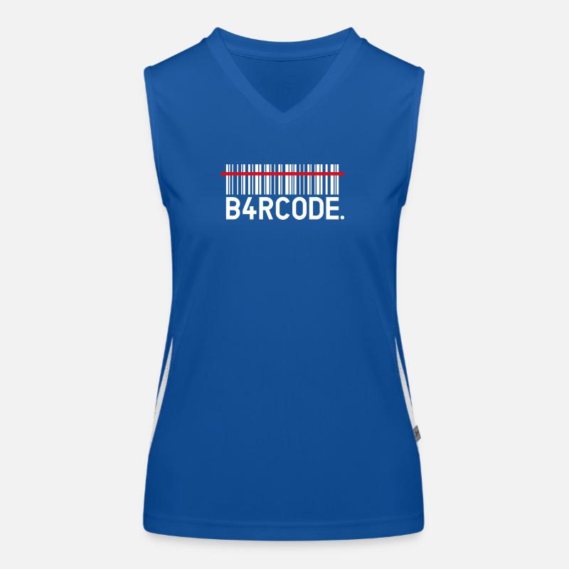 B4RCODE. Scan Women's Functional Contrast Tank Top