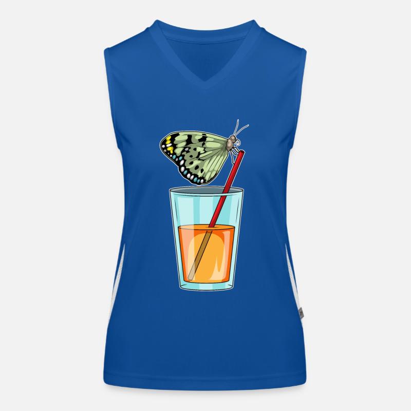 Jus de papillon Débardeur respirant contrasté Femme