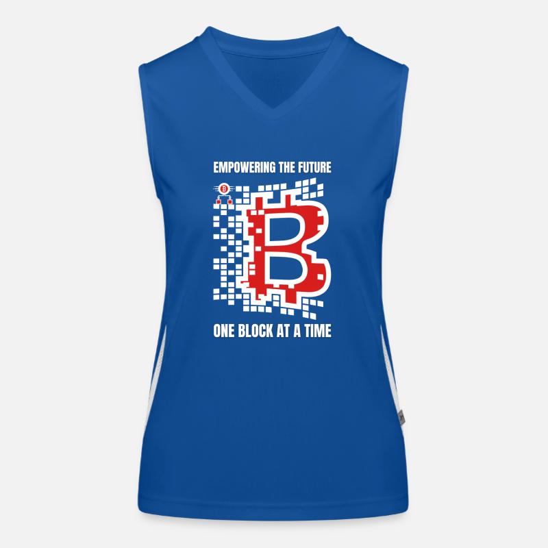 Bitcoin Crypotcurrency Krypto Geschenk Geschenke Funktionelles Kontrast-Tank Top für Frauen