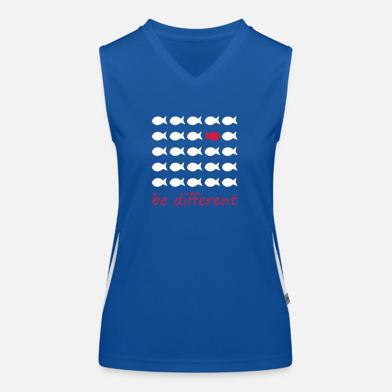 be different Funktionelles Kontrast-Tank Top für Frauen