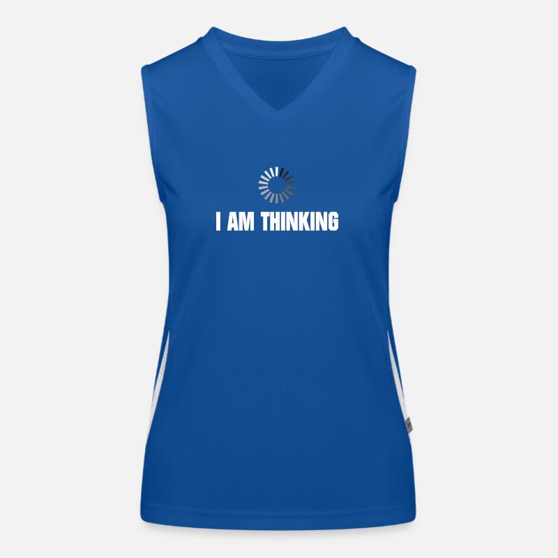 Je pense Débardeur respirant contrasté Femme