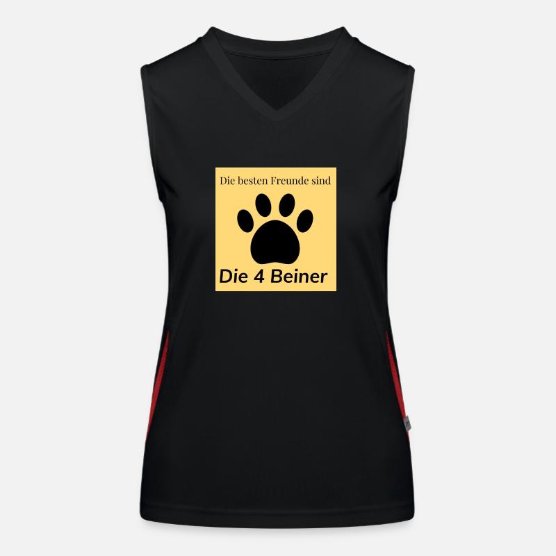 Tier Funktionelles Kontrast-Tank Top für Frauen
