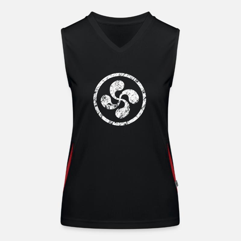 Lauburu from Euskadi Women's Functional Contrast Tank Top