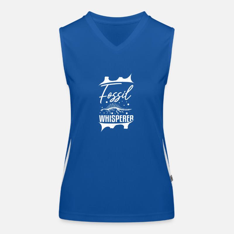 Dinosaur Fossil whisperer Digger Paleontologist Funktionelles Kontrast-Tank Top für Frauen