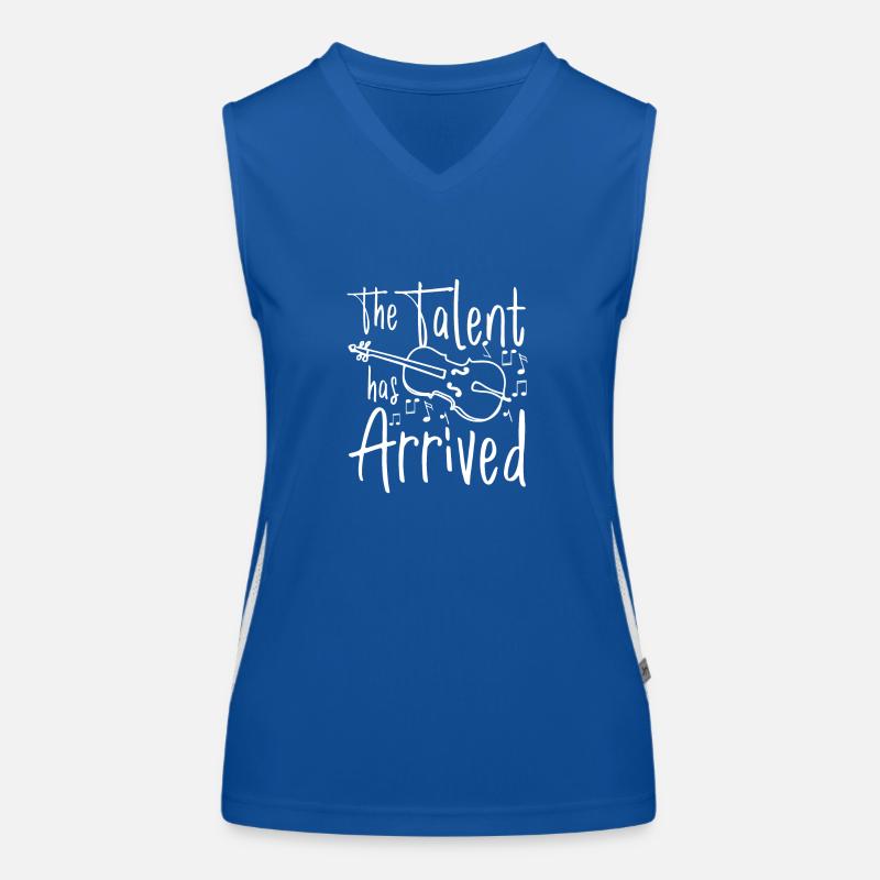 The talent has arrived cellist Women's Functional Contrast Tank Top