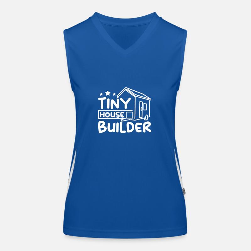 Tiny house builder Women's Functional Contrast Tank Top