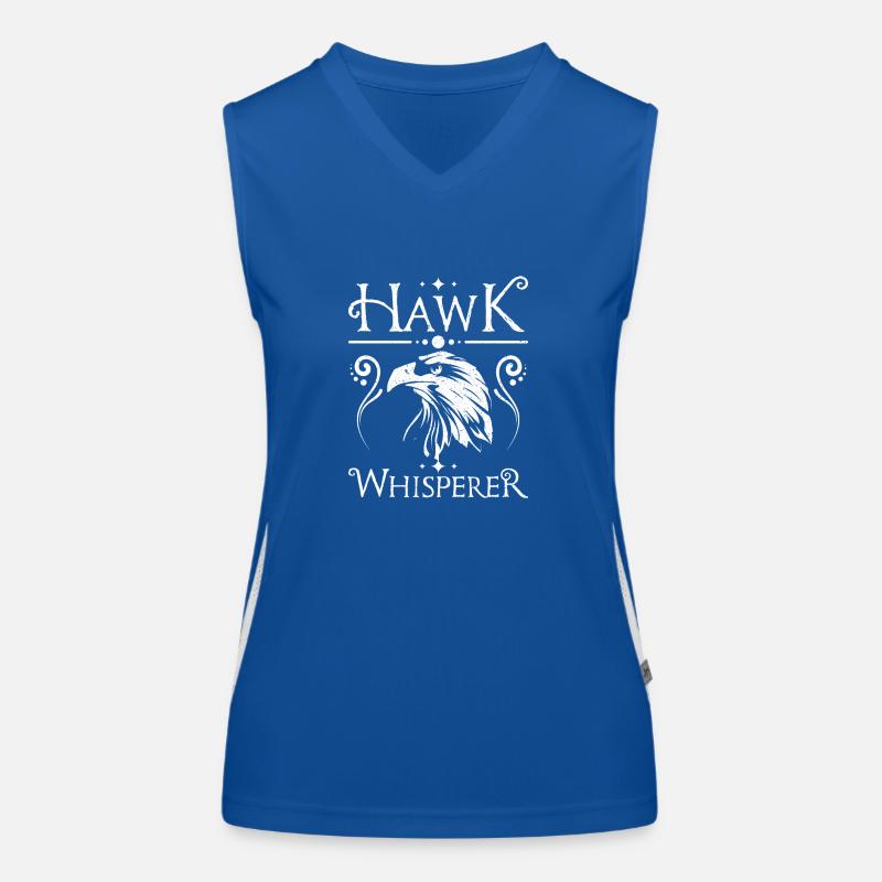 Falconer Hawk whisperer Funktionelles Kontrast-Tank Top für Frauen